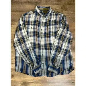 Marmot Men's Button Up Shirt XL Lightweight Plaid Soft Outdoor Hiking